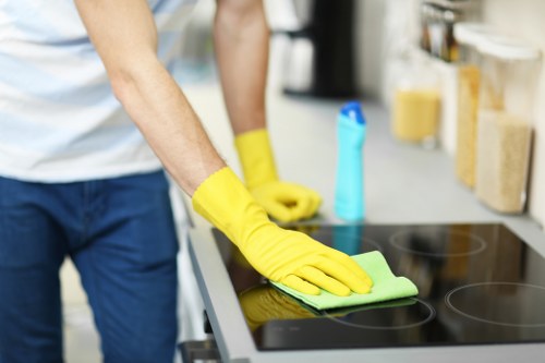 Supervisor acknowledging a client complaint about cleaning service