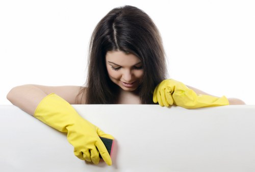 Local cleaners preparing a Roehampton home for handover