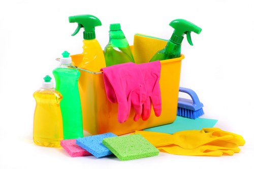 Domestic cleaning tasks in a Roehampton kitchen and bathroom